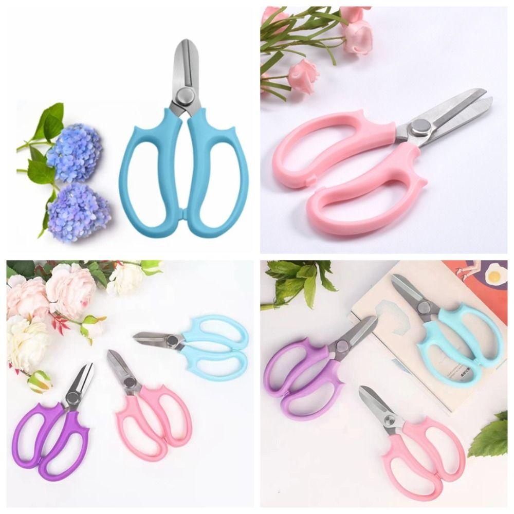 Pink Garden Pruning Shears Blue Garden Scissors Fishing Tool Floral Scissors Garden Pruners