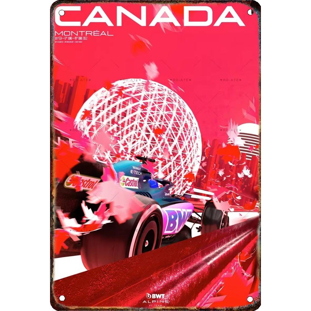 Винтажный постер гонки болидов Формулы, Домашний гараж, Клуб, Современное настенное искусство, Декоративная панель, Фреска, Эстетика