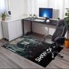 Custom Name Sherlock Printed Carpet, Rug for Office Chair Living Room Bedroom Kitchen Room Decor Gifts.