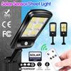 Solar Light with Motion Sensor, Wall Light with Remote Control, Waterproof, Suitable for Gardens and Outdoor Streets