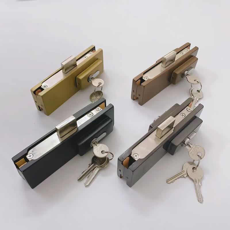 Jingmian Frameless Glass Door Floor Lock