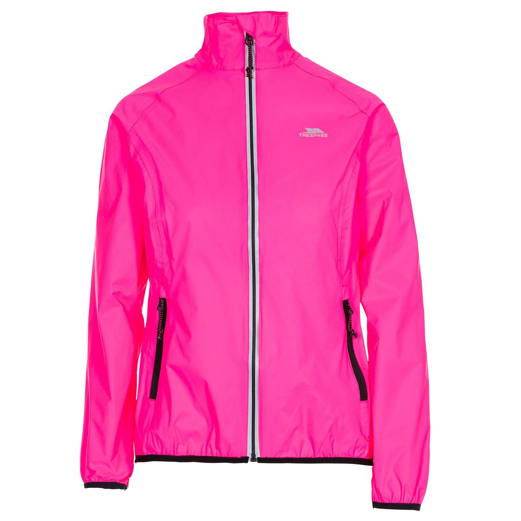 TRESPASS Womens/Ladies Beaming Packaway Hi-Vis Jacket