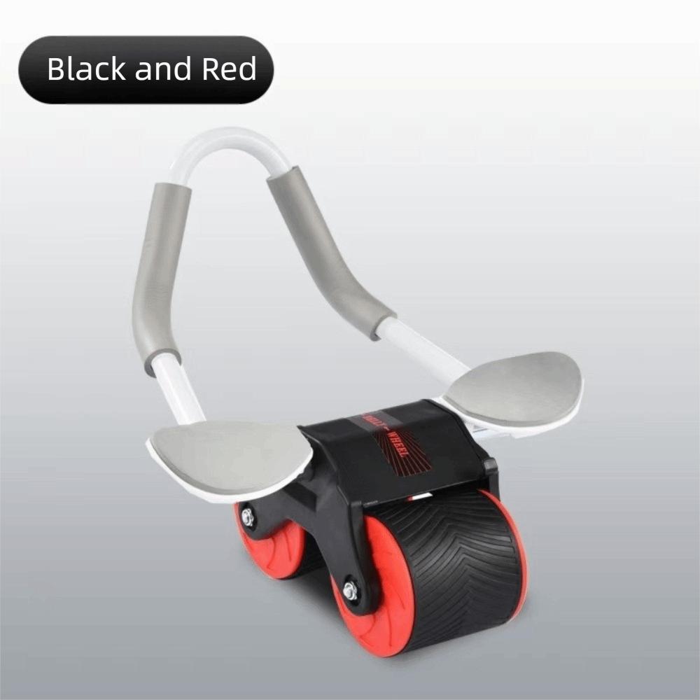Elbow Support Ab Roller Wheel Automatic Rebound Fitness Equipment Core Strength Training