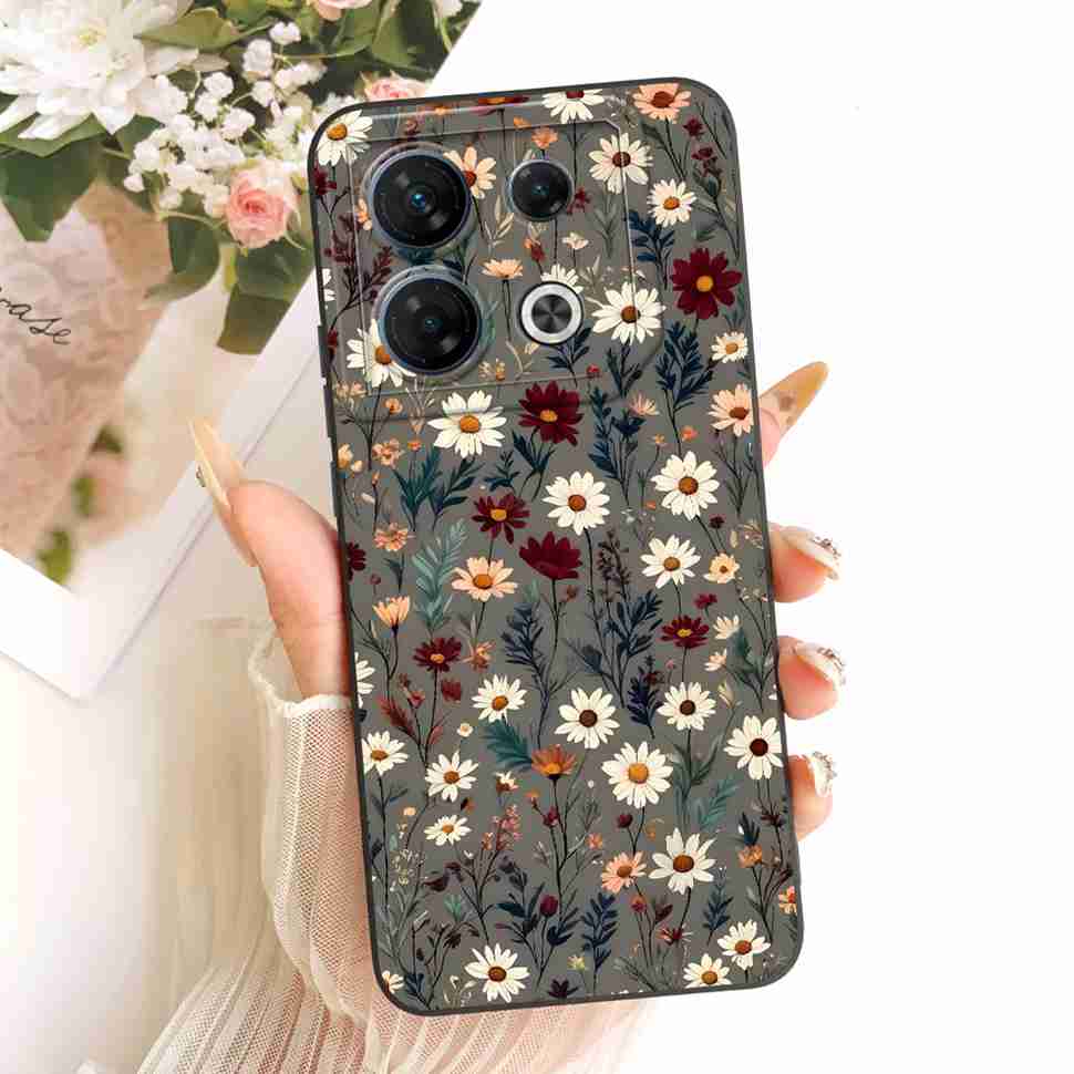 Чехол для Infinix GT 10 Pro 5G X6739, модный, разноцветные цветы, полностью мягкий силиконовый чехол для чехлов телефона Infinix GT 10Pro 10 pro 5G