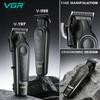 Оригинальная профессиональная машинка для стрижки волос VGR для дома, перезаряжаемый триммер для волос, металлический корпус, машинка для стрижки волос, клипсы с DLC-лезвием для мужчин, V-197 V-995, набор