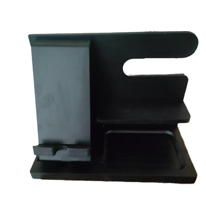 Офисный многофункциональный настольный держатель для мобильного телефона из цельного дерева, деревянный брелок для мобильного телефона, кошелек, стойка для хранения часов