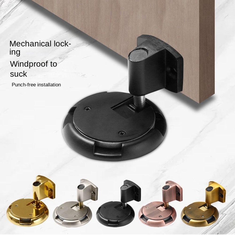 Heavy Duty Door Holder Non-punch Door Stop New Mechanical Door Stopper Furniture