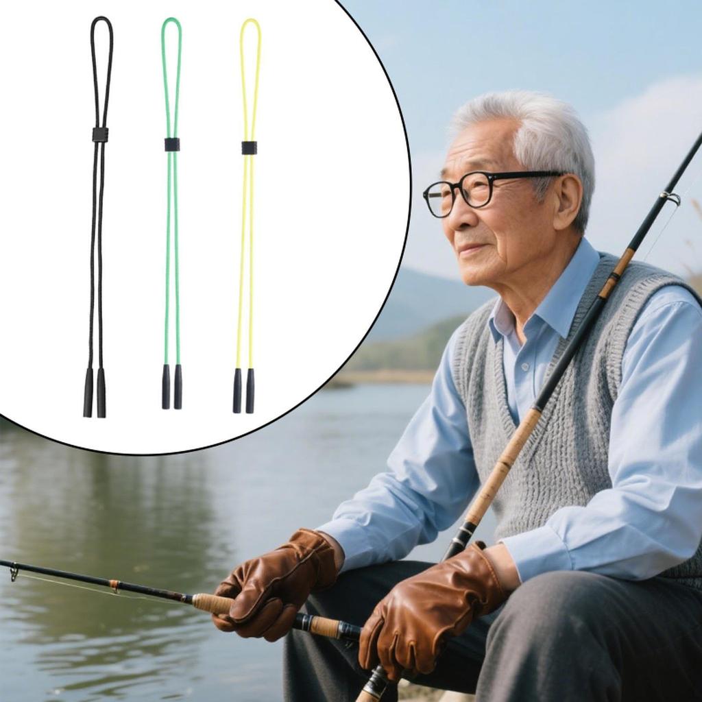 3 Pack Anti-Slip Sunglasses Cords, Adjustable Polyester Cords