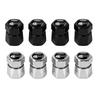 W1523D Metal Car Wheel Tire Valve Stem Caps Exterior Accessories For Volkswagen VW R Polo Passat Rline Golf 4 5 6 Tiguan Jetta GTI