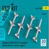 Reskit Radar Guided Missile 4 Pieces Plastic Model Parts 1/32 Skyflash/RB71/AV.71 Air-to-Air RSK32-0520 (Airplane)