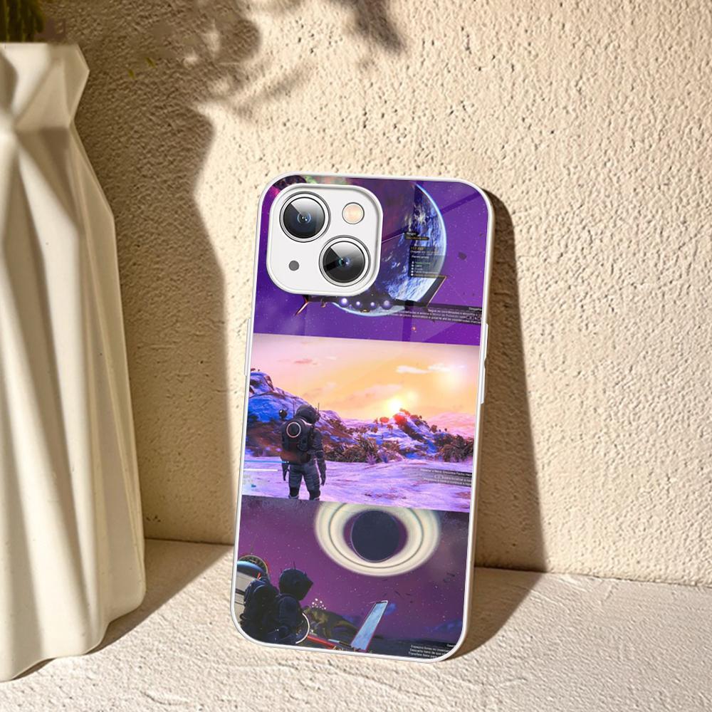 Чехол для телефона с изображением из видеоигры No-Man's Sky для iPhone 14 13 12 Mini 11 Pro XS Max X XR 14 Plus, защитное стекло