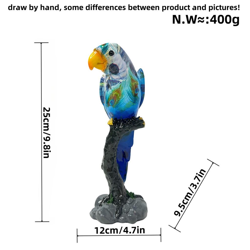 Новая статуя попугая гостиная тумба под телевизор украшения из смолы аксессуары для дома гостиная вход украшения для поделок