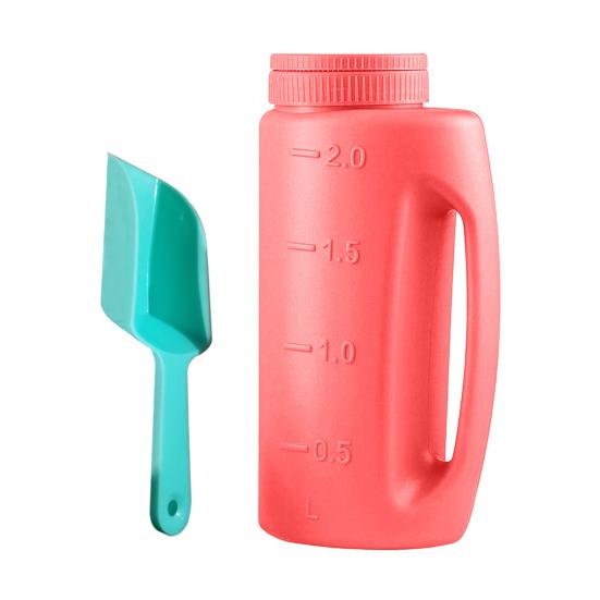 Ручной разбрасыватель соли 2 л Разбрасыватель удобрений с регулируемыми режимами открытия Ручной разбрасыватель с совком