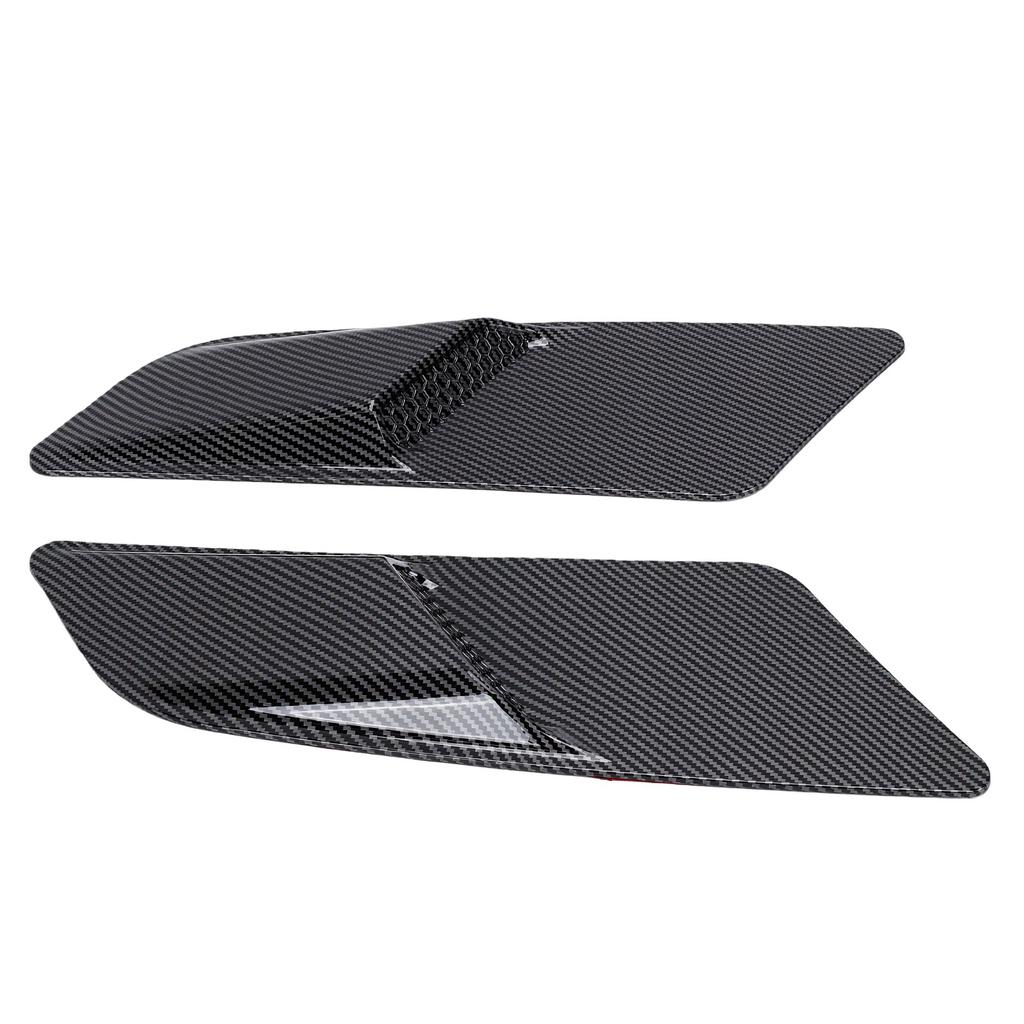 Vent Hood Air Intake Trim Cover Black Carbon Fiber Pattern Replacement for Ford Mustang GT 2015 2017