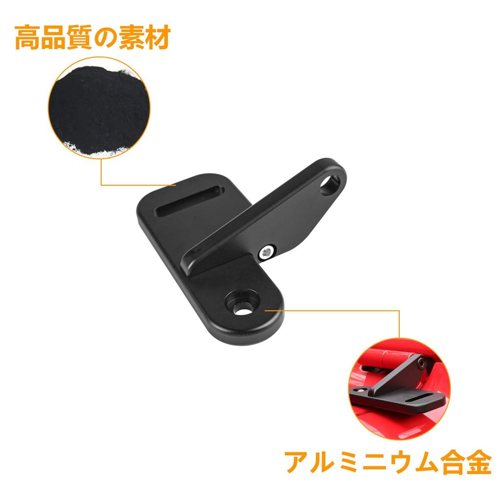 Vancroser JL/JT A-Pillar Light Bracket Windshield Lower Work Light Bracket LED Work Light Mounting