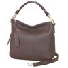 LIME Made In Japan Genuine Leather Shoulder Bag L1801 Chocolate Ladies 2way Handbag Leather Made In Japan Lime Zip Shrink