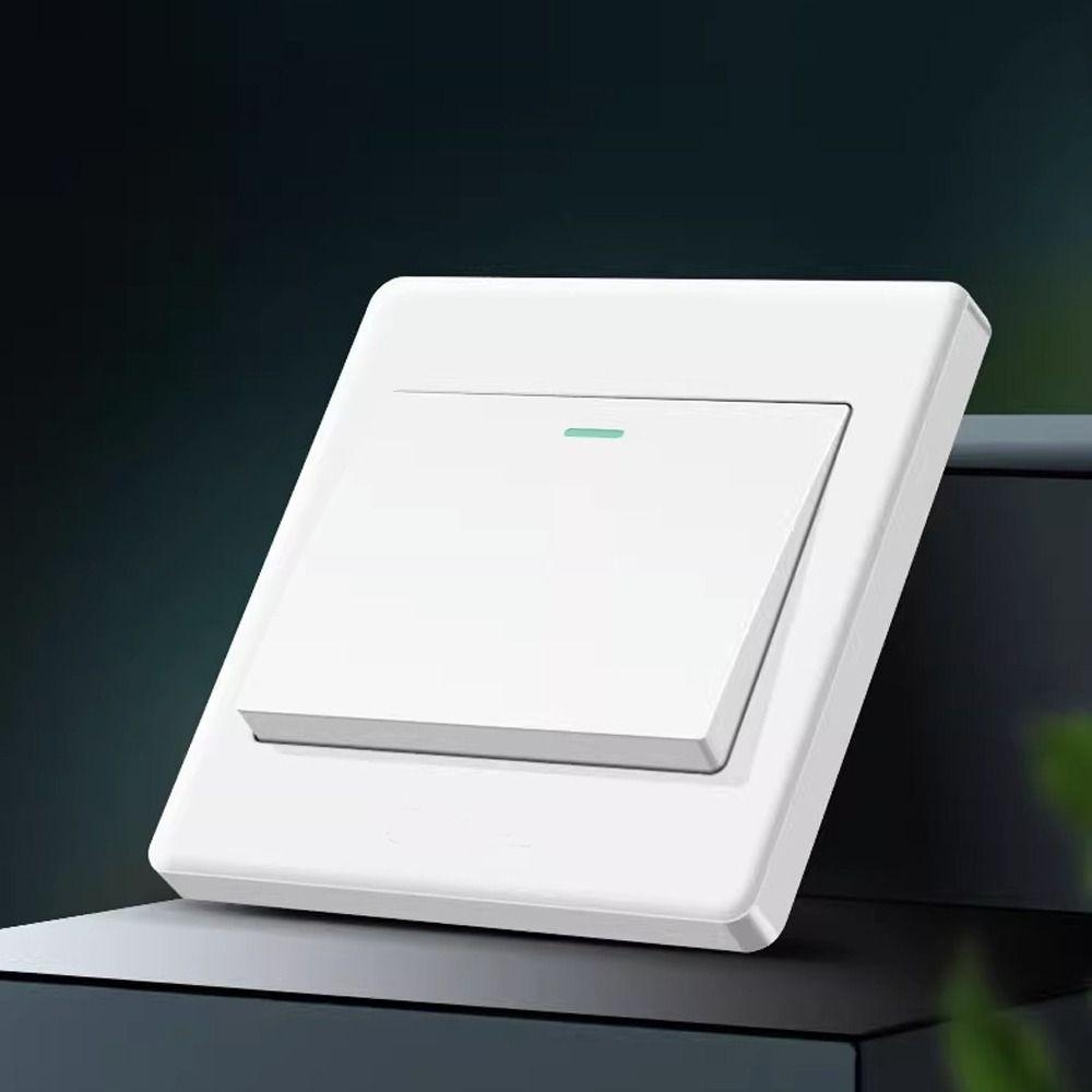 С люминесцентным индикатором света настенная панель выключателя света домашние аксессуары кнопки включения/выключения