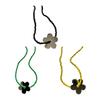 Стильное Цветочное Ожерелье-Подвеска Разноцветный Бисер Чокер Модное Ожерелье с Бусинами Акриловый Материал Идеальный Подарок для Женщины Девочки