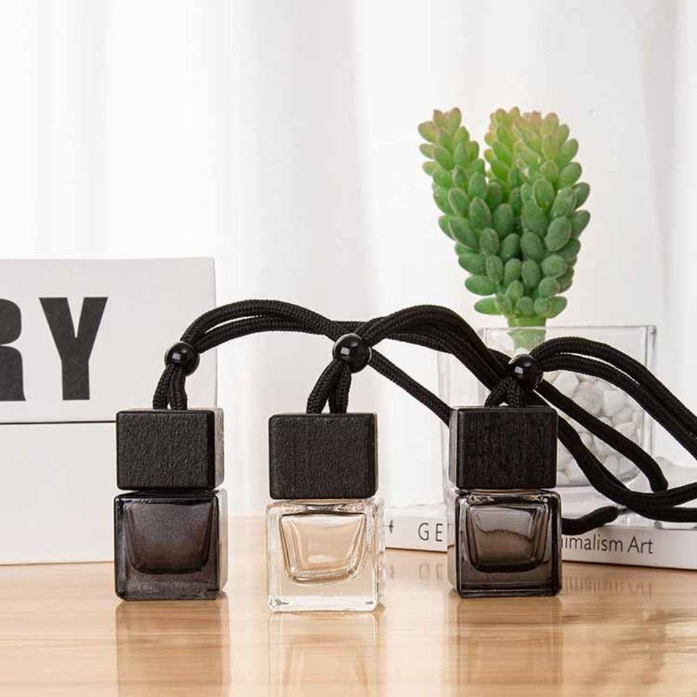 Подвесной автомобильный диффузор эфирного масла квадратный флакон освежителя воздуха аромат духов пустой флакон