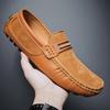 Модные белые мокасины, мужская обувь, повседневная кожаная замшевая обувь, мужские мокасины, мужские кроссовки, роскошные туфли для вождения, классический стиль