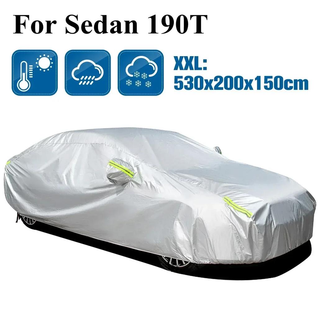 Universal Car SUV Cover UV Protection Snow CoverSunshade Waterproof Dustproof for Sedan Scratch-Resistant Sedan Suit SUV Car Tools