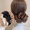 Retro Simulation Silk Satin Skin Friendly High-end Feeling Ponytail Headband Temperament Hair Accessory