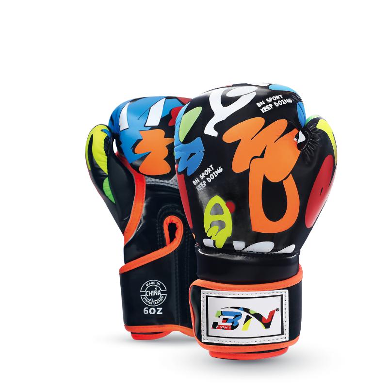 BN 6OZ Kids Child MMA Muay Thai Boxing Gloves Boy Girl Kickboxing Sparring Martial Arts Punch Training Mittens DEO