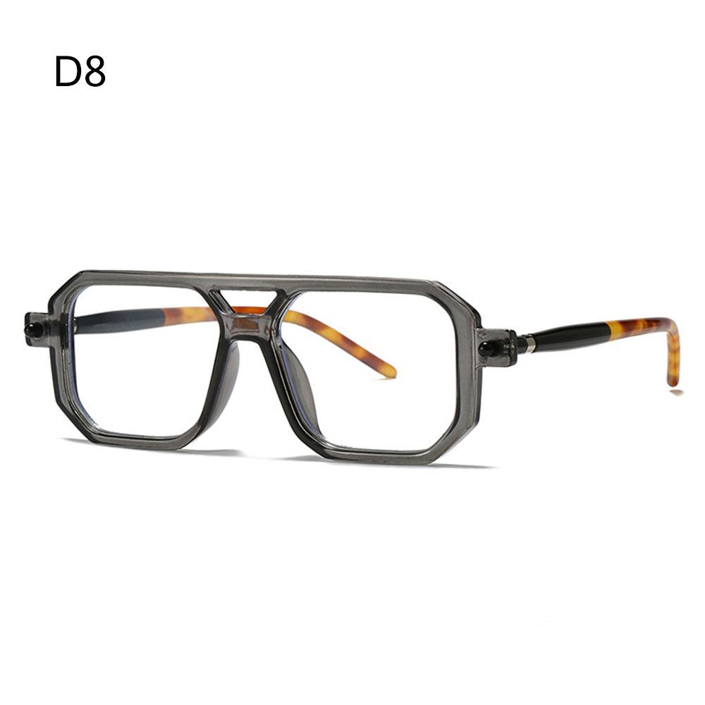 Fashion Leopard Sun Glasses UV400 Eyewear Sunglasses Double Bridge Women's Sunglasses Street Wear Shades Men's Shades