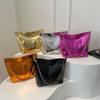 Large Capacity Chain Shoulder Bag Shiny Women Handbag Casual PU Leather Tote Bag  Party