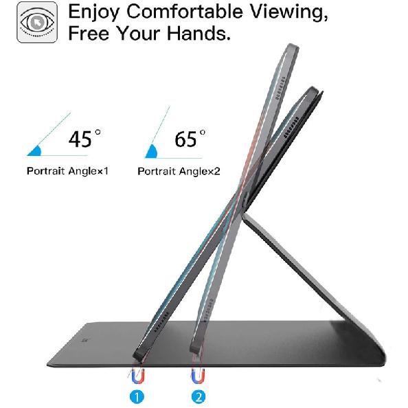 Магнитный чехол для Samsung Galaxy Tab S7 S8 S10 Plus Чехол-подставка S5E S6 Lite 10 FE Автоматический сон/пробуждение для Tab S9 FE+ S10 Ultra С держателем для стилуса