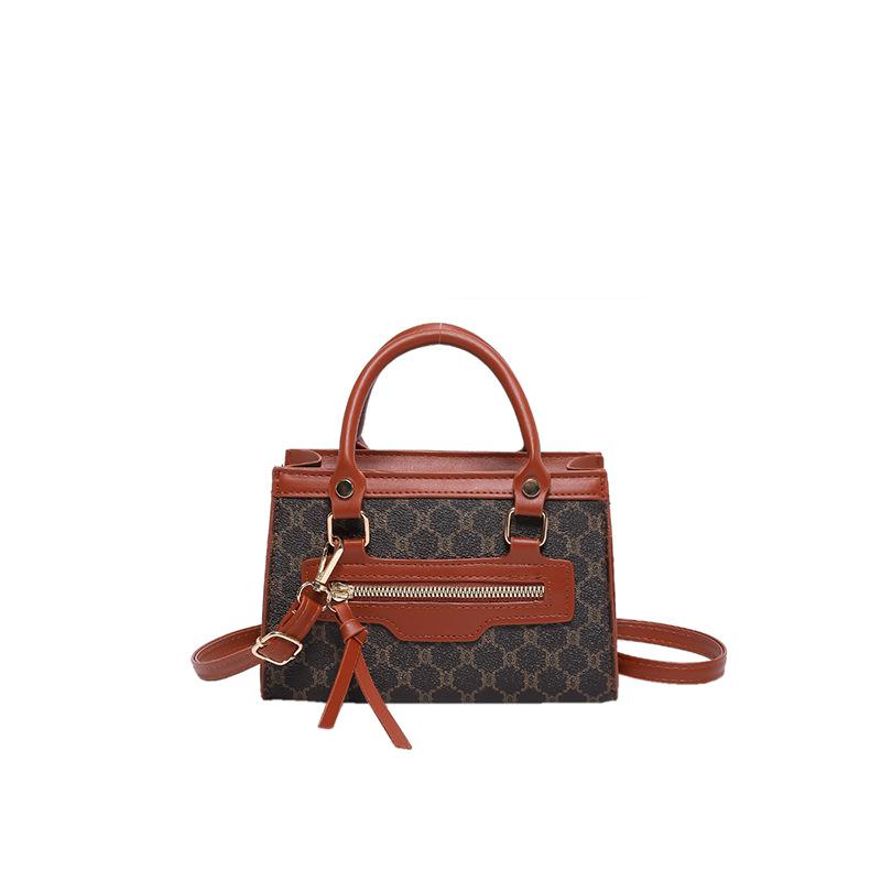 Модная ретро-сумка в стиле квадратной формы, нишевая и красивая сумка Ins, женская новая модная сумка через плечо на одно плечо