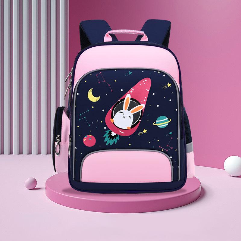 Kindergarten Girl School Bag Cartoon Boy Primary School Bag Burden Reducing Waterproof Backpack
