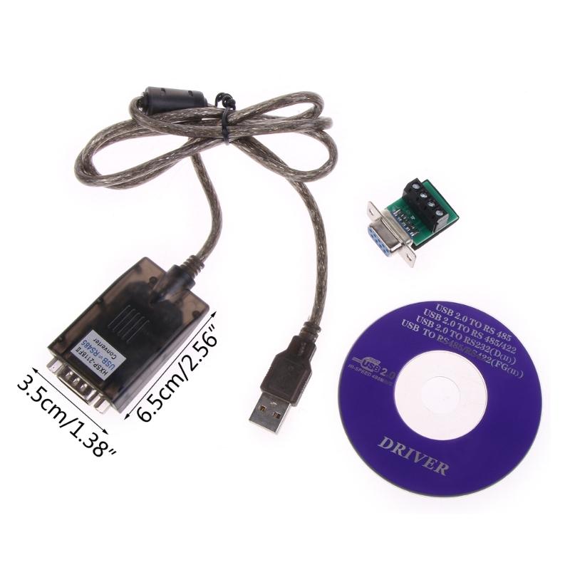 USB2.0 To -485 DB9 Pin Female COM Serial Port Chip PL2303 Isolated USB To a 485 USB 485 Adapter Converter