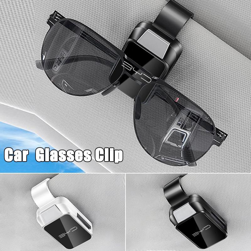 BMF1 Car Sun Visor Glasses Clip Interior Magnetic Eyeglasses Storage Holder For BYD Tang Han EV Yuan Song PRO Qin DMI Dolphin Seagull