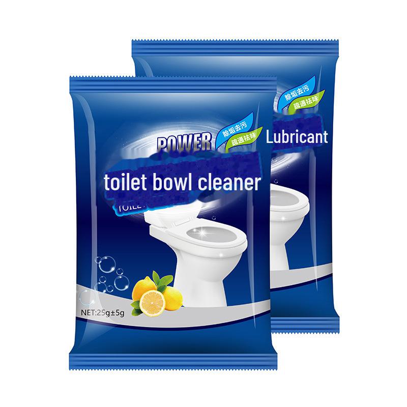 Пакетик с чистящим средством для туалета 25 г - дезодорирует, удаляет желтые пятна и накипь