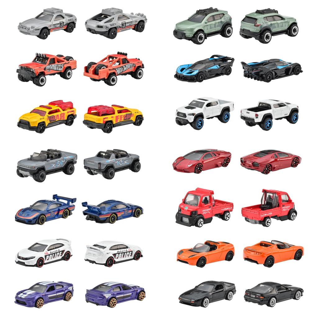Hot Wheels Basic Car Assortment мини-машины, проданные в годах и [36 коробок] [3 вверх] 98KN-C4982