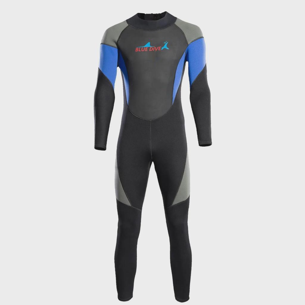Унисекс-гидрокостюм толщиной 3 мм с солнцезащитным экраном — водонепроницаемый, защита от медуз, для сноркелинга, серфинга, фридайвинга.