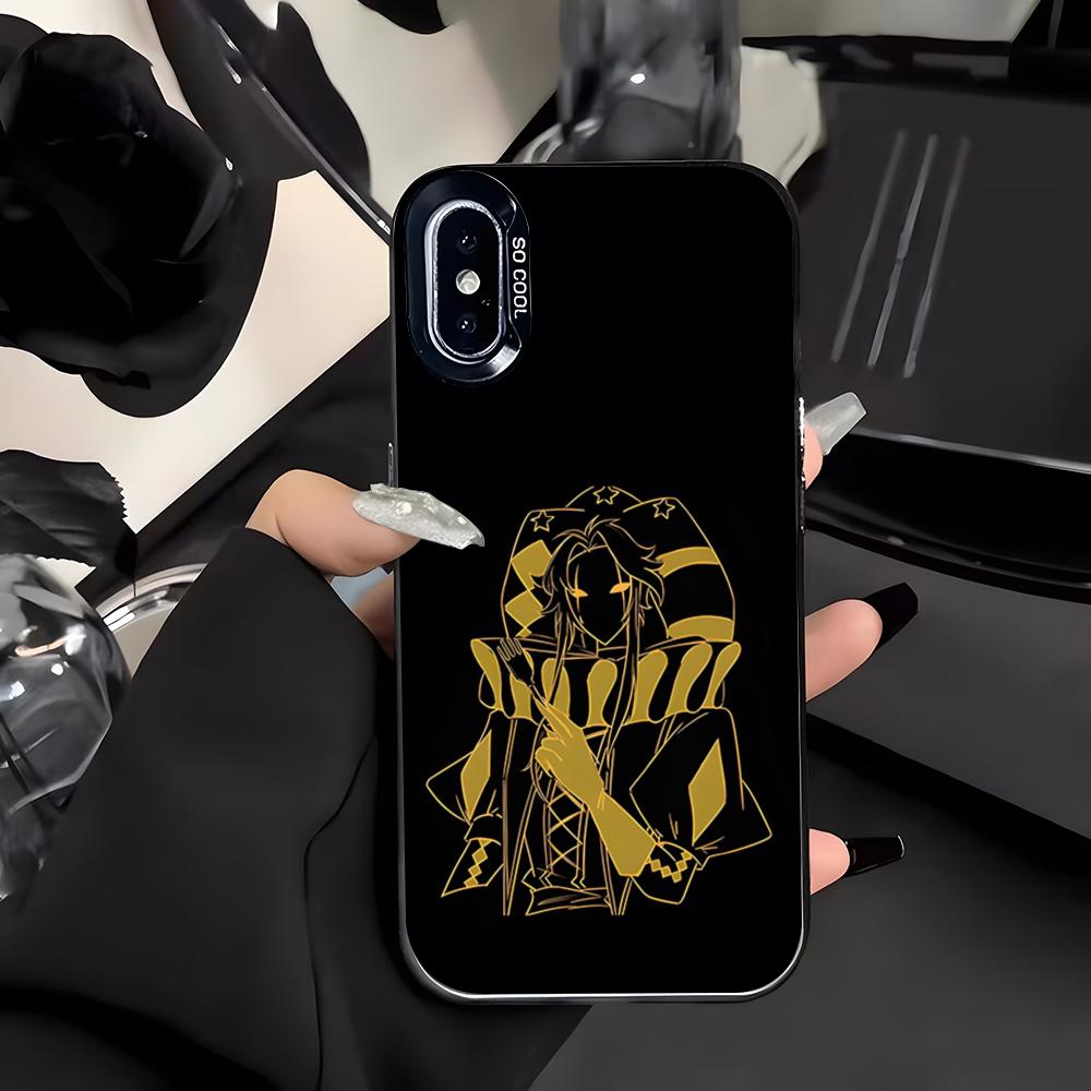 Чехол для телефона Freak Circus Pierrot для iPhone 17 Air 16 E 15 14 Plus 13 12 11 Pro Max Цветной Серебристый Чехол