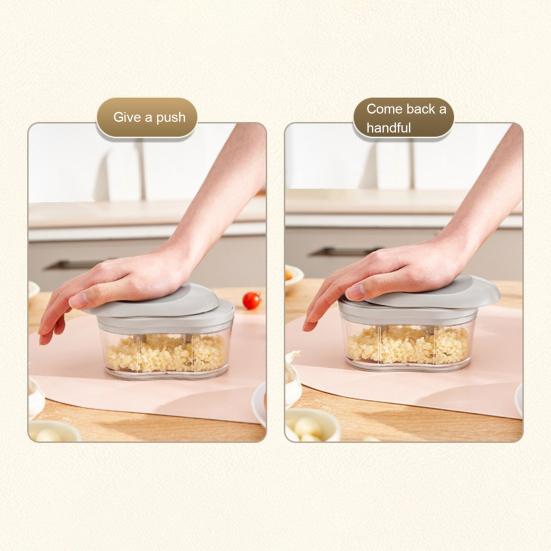 Чеснок Пресс-Мясорубка Ручной Измельчитель Пищевых Продуктов Ручной Чеснок Резак Портативный Измельчитель Пищевых Продуктов Для Овощей Фруктов Помощник По Кухне