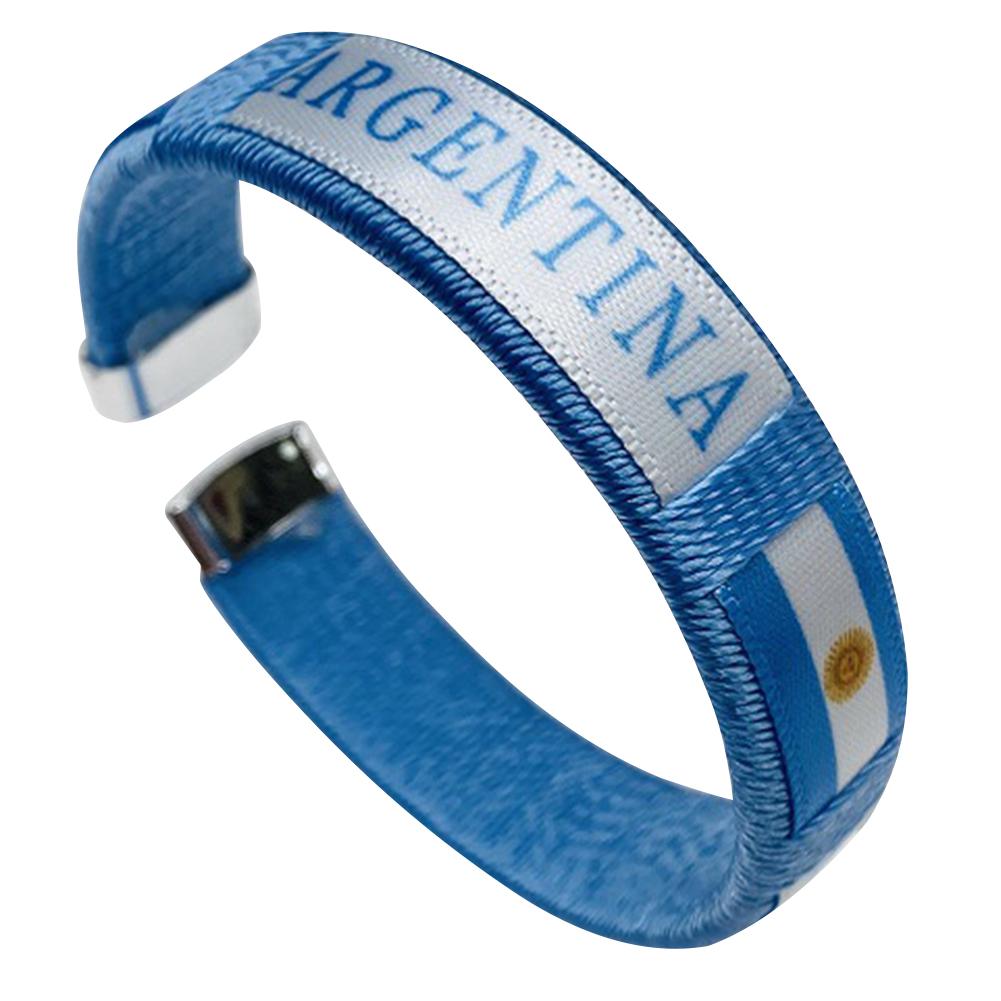 1-8 шт., браслет с национальными флагами, диаметр 65 мм, браслет с флагом страны, сувенирный браслет в стиле национального флага, футбольный матч, аплодисменты