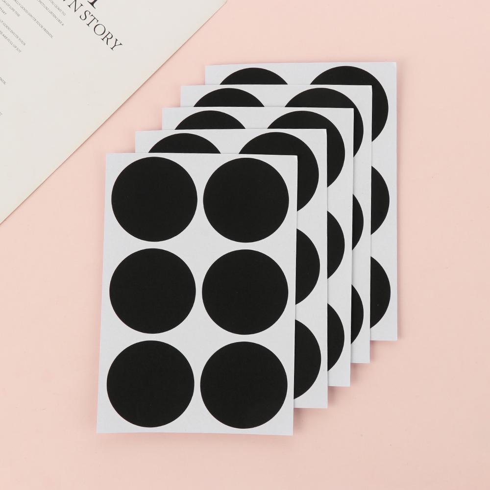 Водонепроницаемая доска для мела, круглая доска для варенья, этикетки для бутылок, этикетки для школьной доски, наклейки