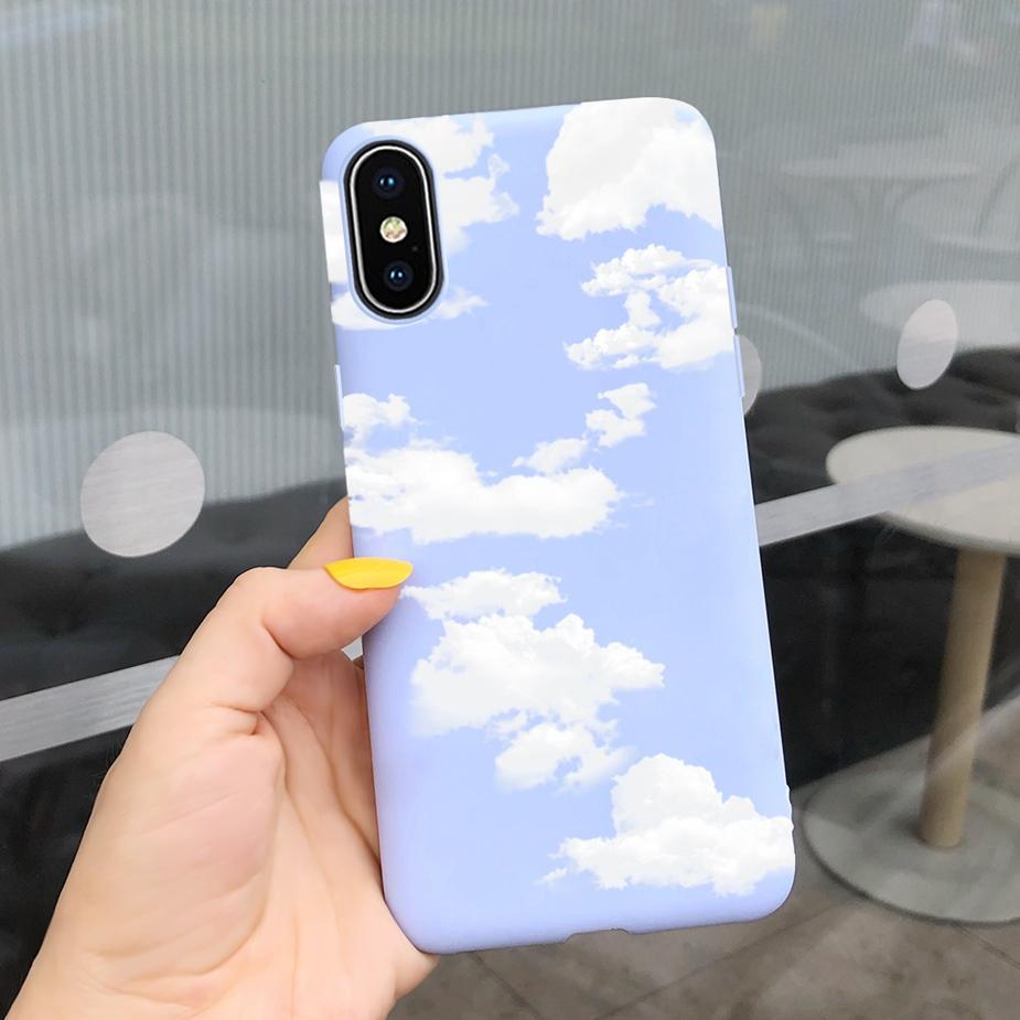 Чехол для iPhone X Чехол для iPhone XR XS Max Силиконовый Мягкий ТПУ Fundas Задняя крышка телефона Чехол Для iPhone X XR XS Max Coque Милый Бампер