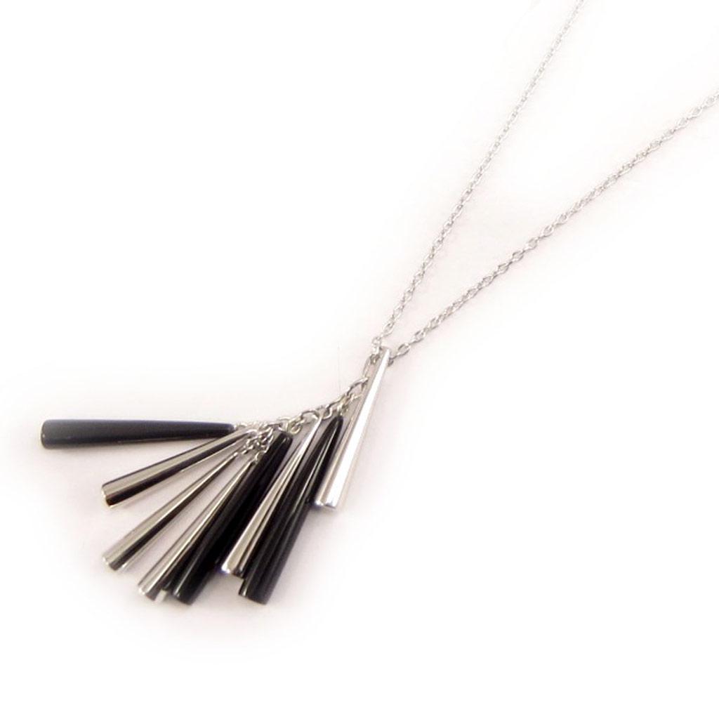 Altesse [L0678] - Серебряное ожерелье «Калипсо» черное серебро