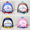 Toddler Double Shoulder Backpack With Cartoon Airplane Pattern And Padded Straps For Preschool