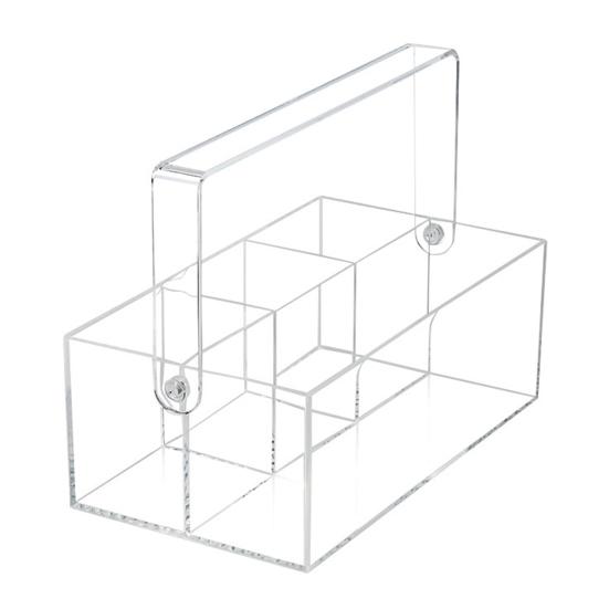 Подставка для столовых приборов Органайзер для вилок и ложек Прочная конструкция Большая вместимость Прозрачный дизайн Коробка для хранения посуды Подставка для столовых приборов