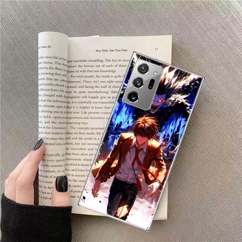 Чехол для телефона Anime Deth Note Лайт Ягами для Samsung A17 A37 A57 A54 A14 A24 A34 A07 A04S A02S A12 A22 A32 A52S A16 A26 A36 A56 A