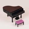 Piano Instrument Pretend Play for Kids Role Furniture Model Toy 1:12 Scale Vintage Piano Play Dollhouse