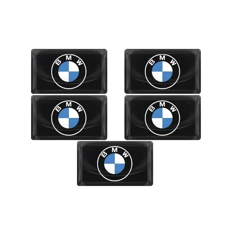 UUHZ2 E46 New For BMW 2/5/10Pcs Carbon Fiber Steering Wheel Car Emblem 3D Stickers For BMW F30 F10 E90 F20 E46 E60 E70 E39 E36 E87 X7