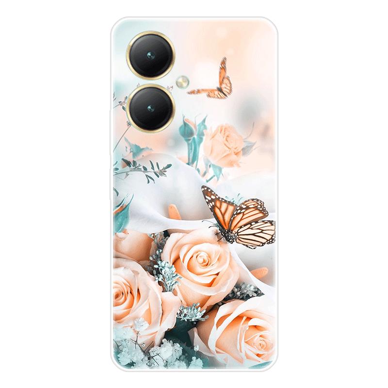 Для Vivo Y27 4G Y 27 5G чехол Мягкая силиконовая задняя крышка Чехол для телефона с рисунком из мультфильма Разнообразие