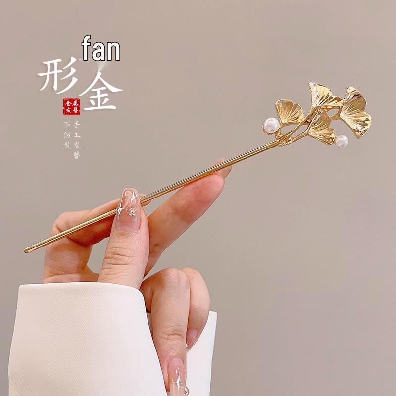 High-End Retro Chinese Tassel Hairpin for Women - Versatile Alloy Hair Clip for Elegant Updos